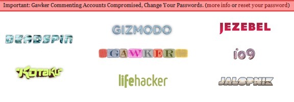 gawker accounts hacked