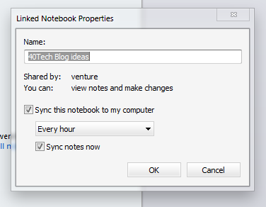Share Notebooks from Evernote Desktop for Windows | 40Tech