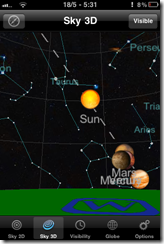 View planets, stars on the iPhone with Planets for iPhone, iPad | 40Tech