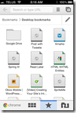 Chrome for iOS | Bookmark Sync | 40Tech