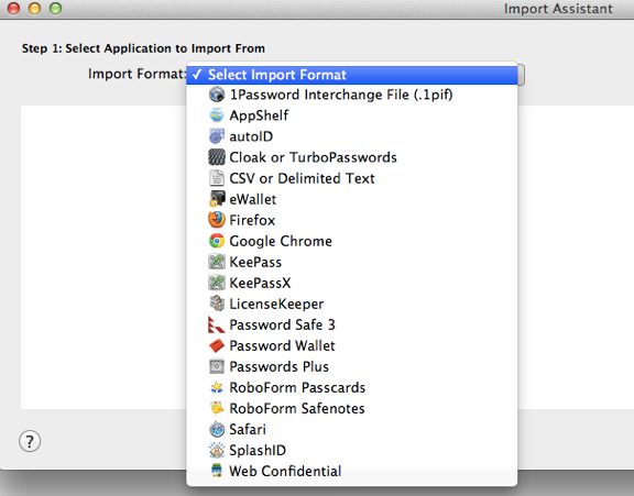 Import Format LastPass to 1Password