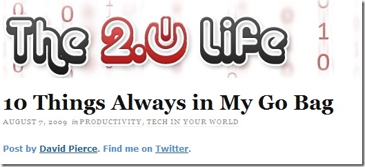 The 2.0 Life - top tech sites