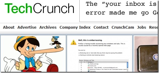 TechCrunch - top tech sites