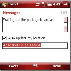 Windows Mobile Twitter client twitimage2
