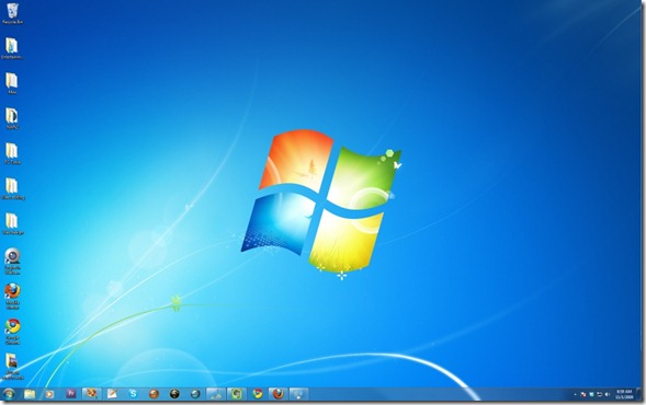 windows 7 taskbar on bottom