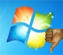 Windows 7 thumbs down