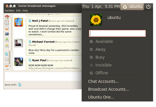 Integrated Social Apps with Gwibber in Ubuntu 10.04 | 40Tech