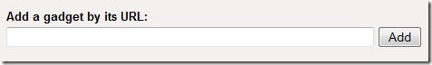 add gadget by url