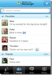 Windows Messenger iPhone 