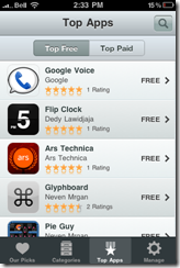 Top Apps on OpenAppMkt for iPhone, iPod Touch, iPad