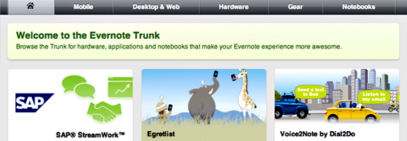 Evernote Trunk: Less Than Hoped For, But A Nice Addition | 40Tech