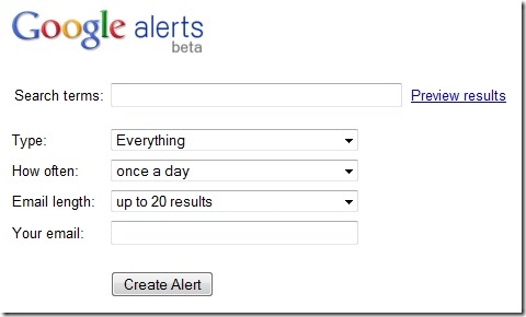 Google Alerts Google Alerts