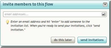 invite members to flow