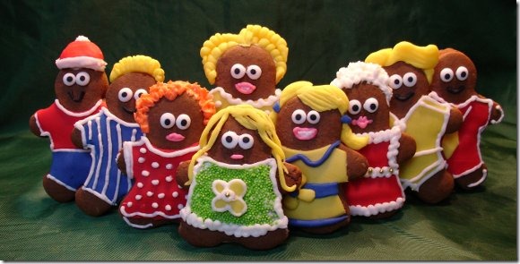 social media gingerbreadmen