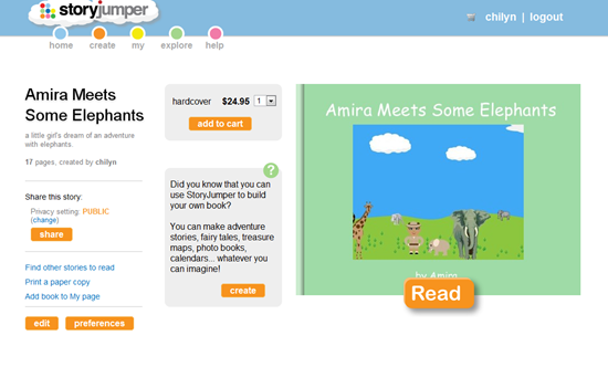 Amira Meets Some Elephants on Storyjumper Amira Meets Some Elephants on Storyjumper