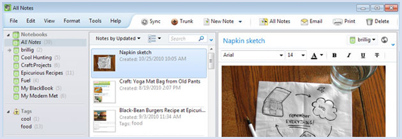 Evernote 4 and 4.1 update 