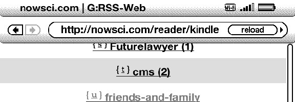 google reader for Kindle and Nook google reader for Kindle and Nook
