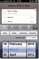 GTD in Awesome Note To Do Alarm | 40Tech