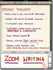 Noteshelf Natural Handwriting App for iPad