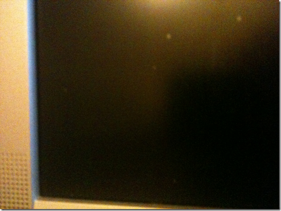 LCD TV Before ScreenDr Cleaner | 40Tech