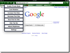 Atomic Web Browser Options 