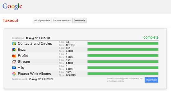 Google Takeout | Download, Back Up Google+ Data | 40Tech