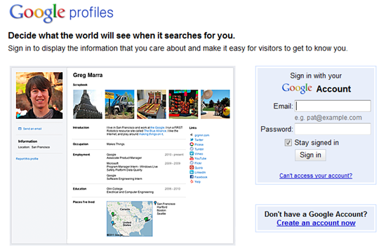 Safely Share Your Email Address by Sharing Your Google Profile, Google+ Profile | 40Tech