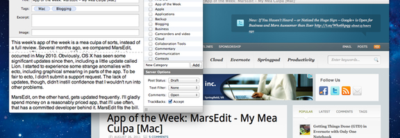 Marsedit app of the week