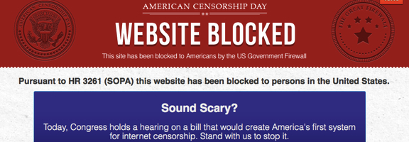Internet censorship