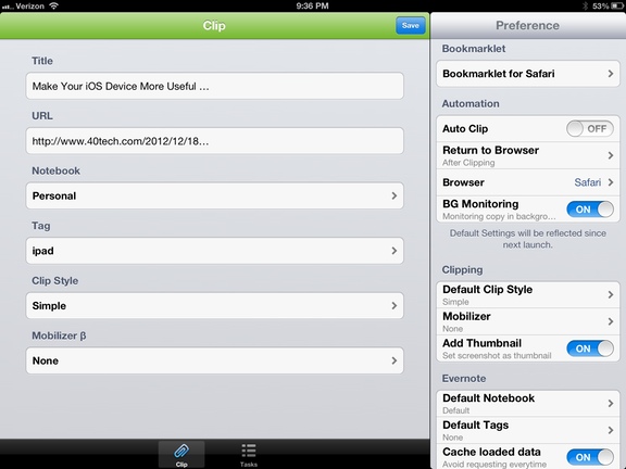 EverWebClipper screenshot