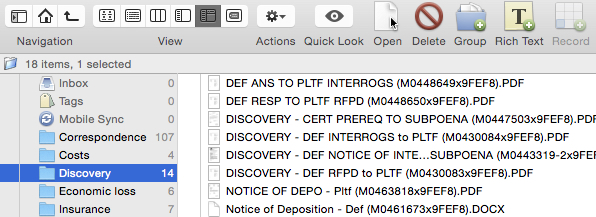 DEVONthink for lawyers