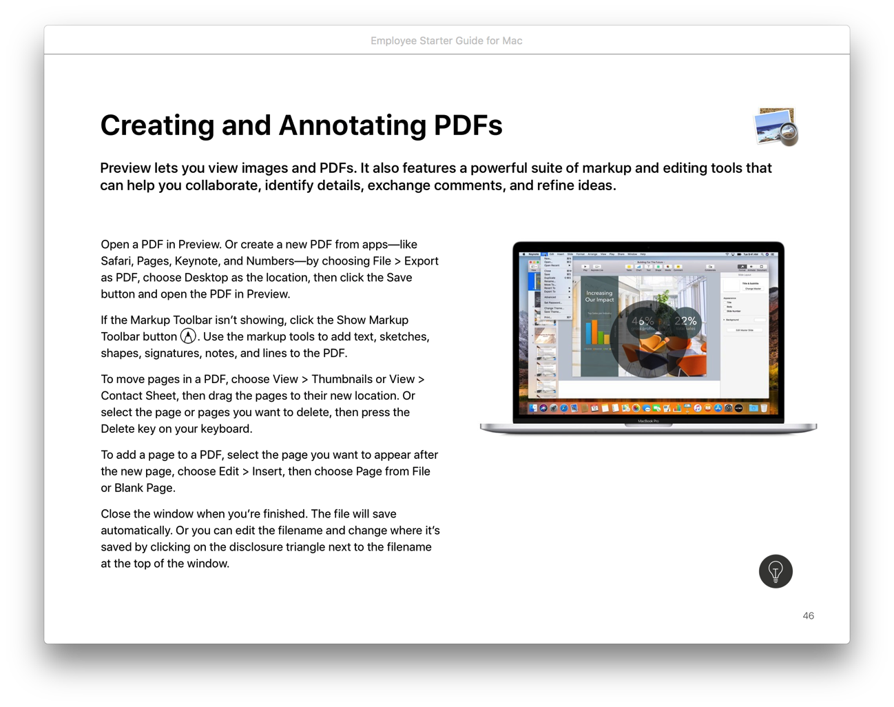 Employee Starter Guide for Mac